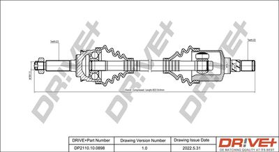 DP2110100898 Dr!ve+ Приводной вал