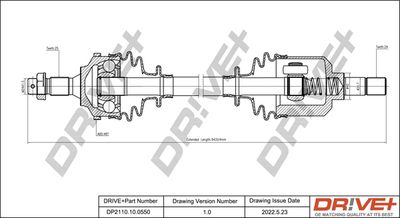 DP2110100550 Dr!ve+ Приводной вал