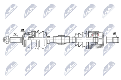 NPWHY593 NTY Приводной вал