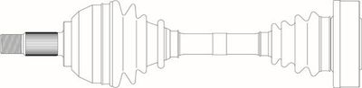 AR3067 GENERAL RICAMBI Приводной вал