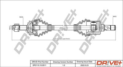 DP2110100511 Dr!ve+ Приводной вал