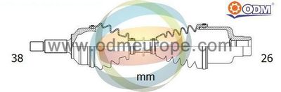 18216280 Multiparts Приводной вал