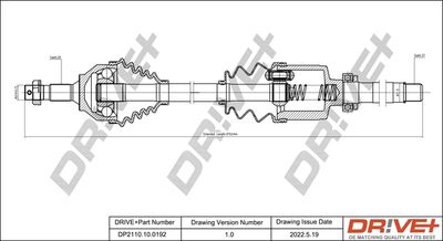 DP2110100192 Dr!ve+ Приводной вал