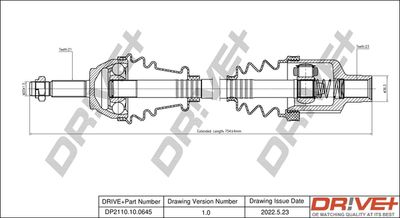 DP2110100645 Dr!ve+ Приводной вал