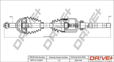 DP2110100614 Dr!ve+ Приводной вал