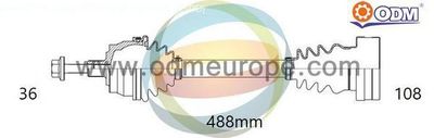 18213100 Multiparts Приводной вал