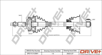 DP2110100641 Dr!ve+ Приводной вал