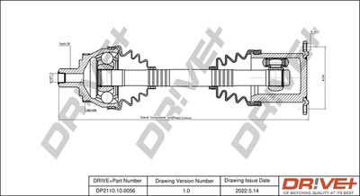 DP2110100056 Dr!ve+ Приводной вал