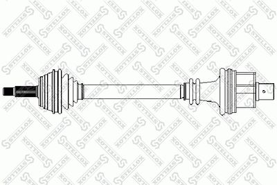 1581770SX STELLOX Приводной вал