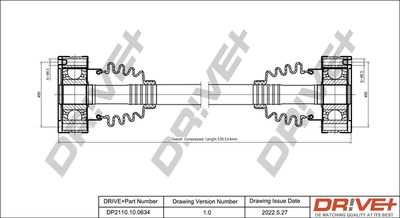DP2110100634 Dr!ve+ Приводной вал