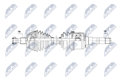 NPWME048 NTY Приводной вал