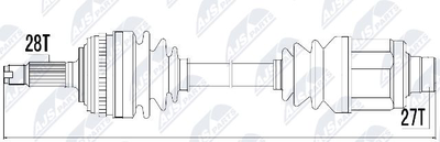 NPWHD036 NTY Приводной вал