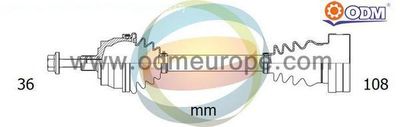 18216430 Multiparts Приводной вал