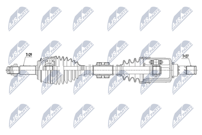 NPWNS078 NTY Приводной вал