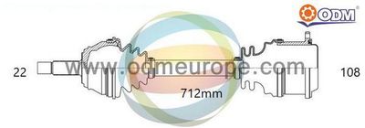 18216560 Multiparts Приводной вал