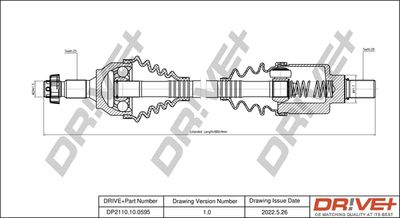 DP2110100595 Dr!ve+ Приводной вал