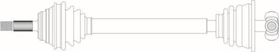 RE3255 GENERAL RICAMBI Приводной вал