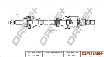 DP2110100761 Dr!ve+ Приводной вал