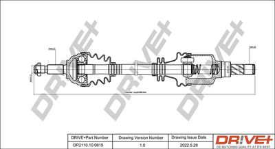 DP2110100815 Dr!ve+ Приводной вал