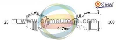 18353010 Multiparts Приводной вал