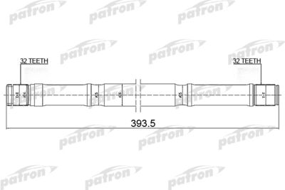 SR20LH PATRON Приводной вал