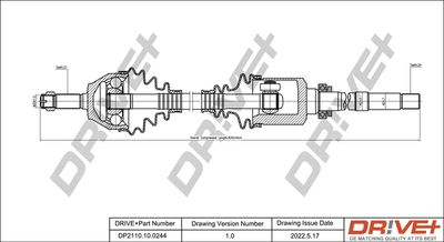 DP2110100244 Dr!ve+ Приводной вал