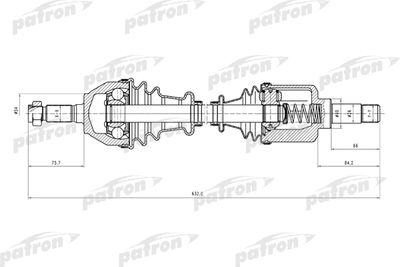 PDS0010 PATRON Приводной вал