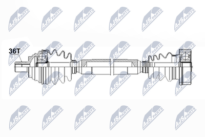 NPWVW085 NTY Приводной вал