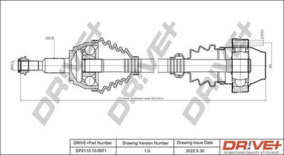 DP2110100971 Dr!ve+ Приводной вал