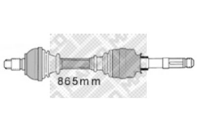 16405 MAPCO Приводной вал