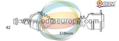 18213530 Multiparts Приводной вал