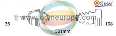 18215350 Multiparts Приводной вал