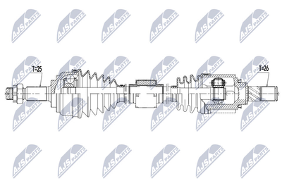 NPWNS138 NTY Приводной вал