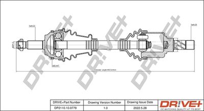 DP2110100779 Dr!ve+ Приводной вал