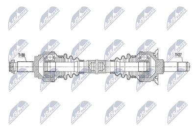 NPWBM087 NTY Приводной вал