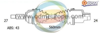 18081871 Multiparts Приводной вал