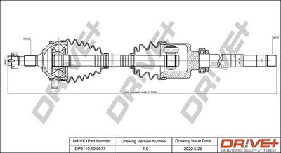 DP2110100577 Dr!ve+ Приводной вал