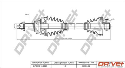 DP2110100321 Dr!ve+ Приводной вал
