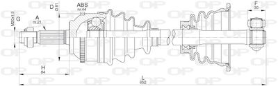 DRS629500 OPEN PARTS Приводной вал