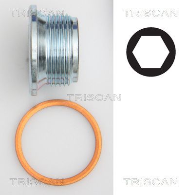 95002301 TRISCAN Резьбовая пробка, масляный поддон