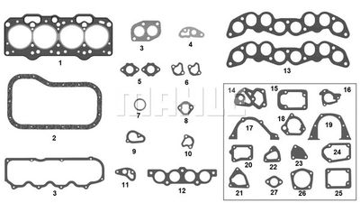 J&RM23284 METAL LEVE Комплект прокладок, двигатель