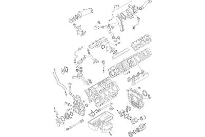 Duramax66V8LB7 ELRING Комплект прокладок, двигатель