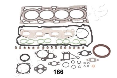 KM166 JAPANPARTS Комплект прокладок, двигатель