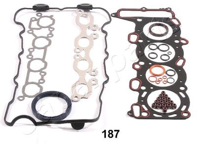 KM187 JAPANPARTS Комплект прокладок, двигатель