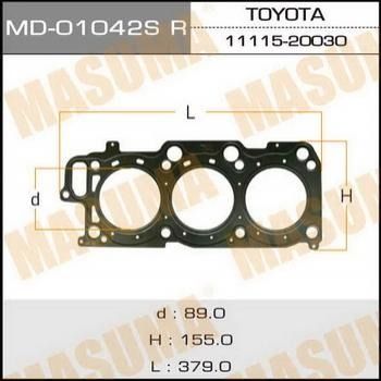MD01042SRH MASUMA Прокладка, головка цилиндра