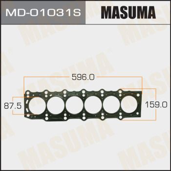 MD01031S MASUMA Прокладка, головка цилиндра