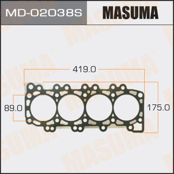 MD02038S MASUMA Прокладка, головка цилиндра