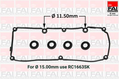 RC1662SK FAI AutoParts Прокладка, крышка головки цилиндра