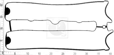 D122O00 NPS Прокладка, крышка головки цилиндра