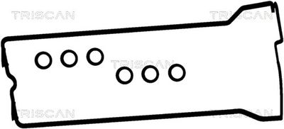 5154186 TRISCAN Комплект прокладок, крышка головки цилиндра